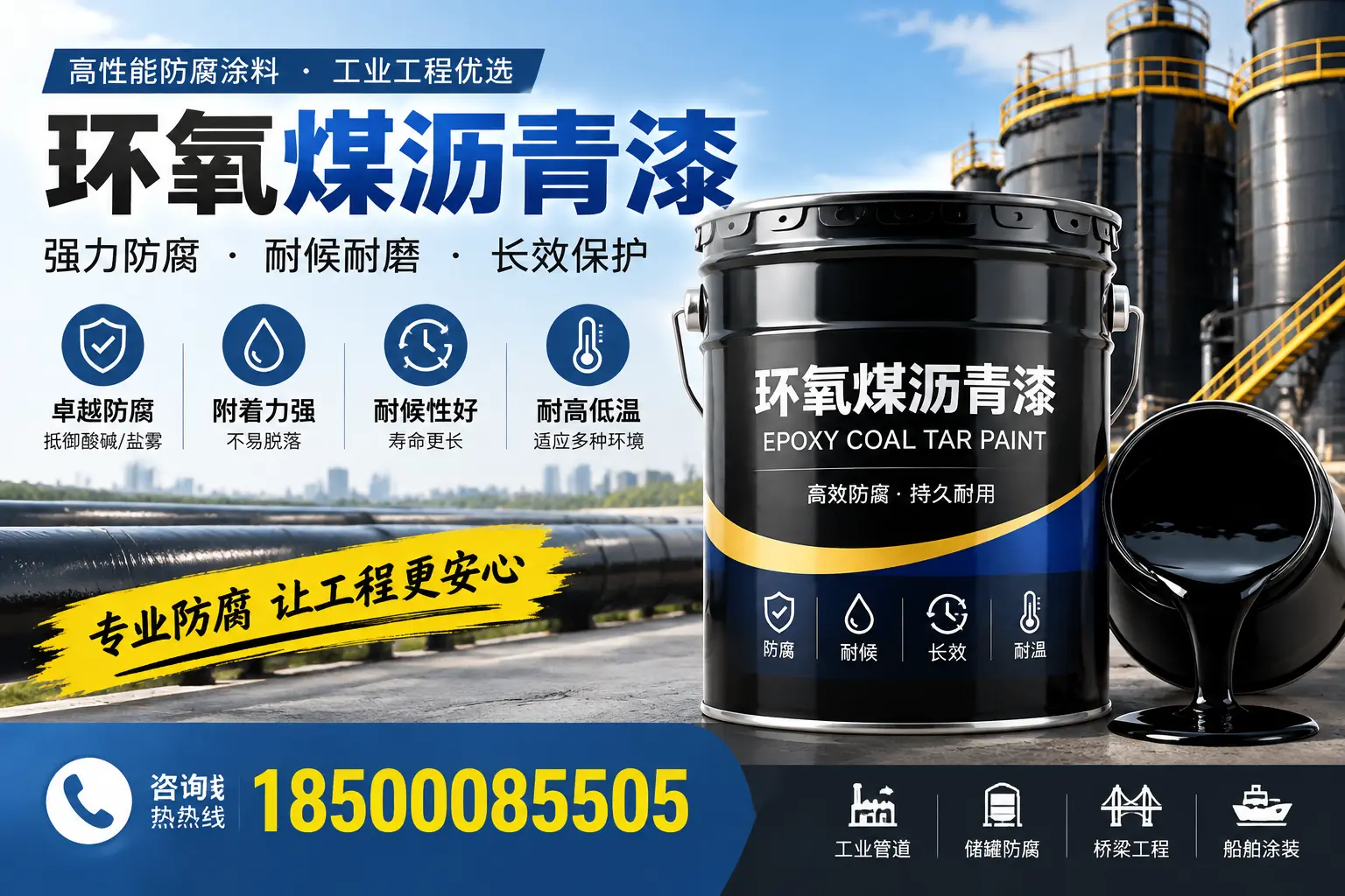 环氧煤沥青漆的施工方法与注意事项，确保在德阳顺利完成